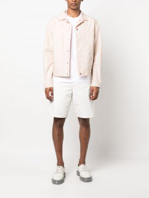 Shorts en jean en coton Carhartt Wip blanc
