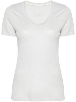 Λινή μπλούζα με λαιμόκοψη v 120% Lino