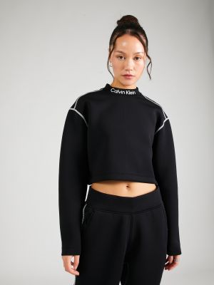 Laza szabású pulóver Calvin Klein Performance fekete