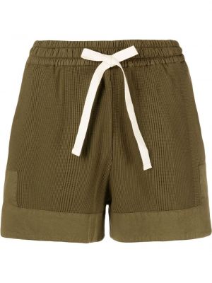 Bomull shorts Jil Sander grønn