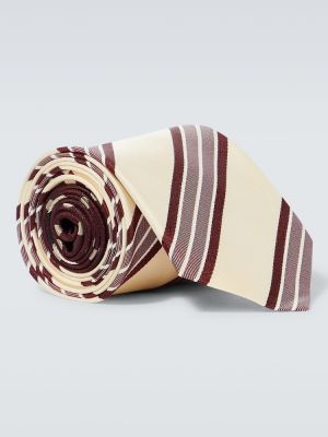 Cravată de mătase cu imagine Dries Van Noten