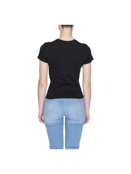 Koszulka slim fit Tommy Jeans czarna