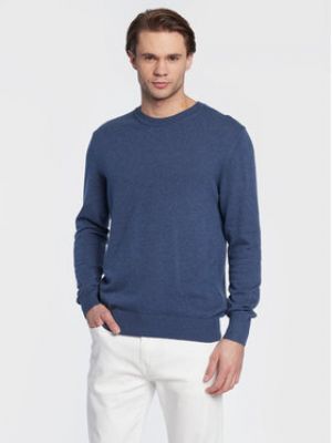 Priliehavý sveter Sisley modrá