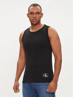 Traper košulja slim fit Calvin Klein Jeans crna