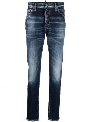 Skinny džíny s nízkým pasem Dsquared2 modré