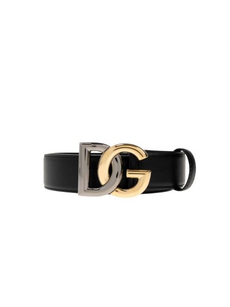 Leder gürtel Dolce & Gabbana schwarz