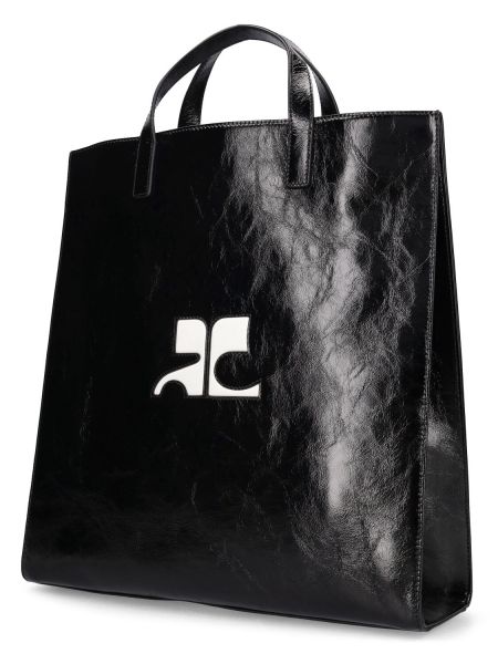 Shopper handtasche Courreges schwarz