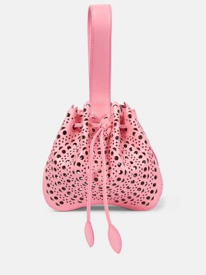 Δερμάτινη τσάντα Alaã¯a ροζ