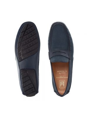 Loafers de cuero Moreschi azul