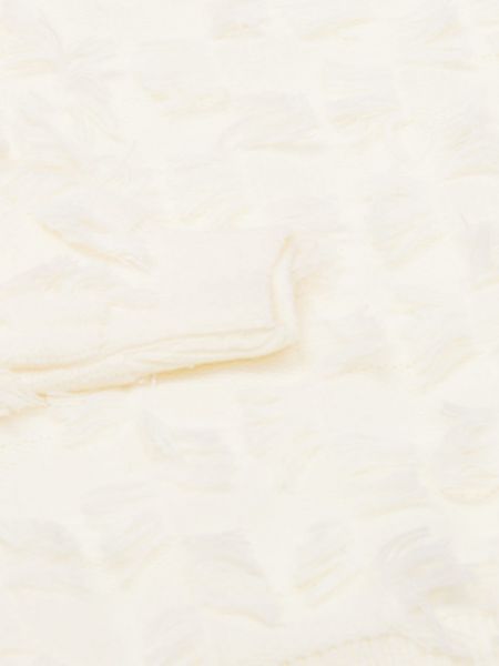 Pulover de lână Swirly alb