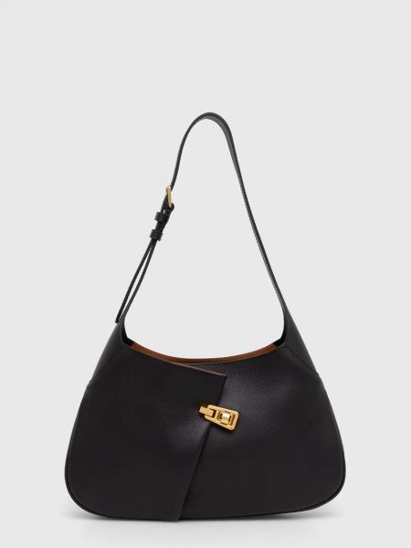 Bőr táska Coccinelle fekete