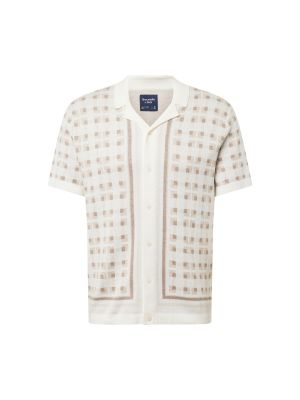 Veste en tricot Abercrombie & Fitch beige