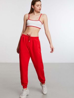 Spodnie sportowe Grimelange czerwone