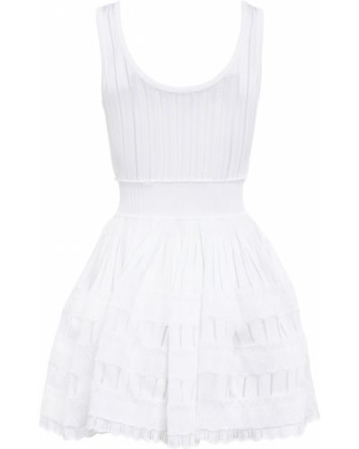 Mini robe Alaïa blanc