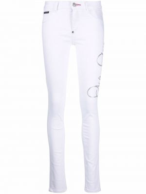 Jeans skinny Philipp Plein, bianco