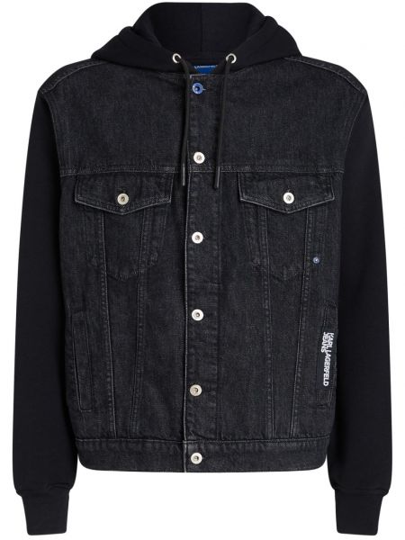 Lange jacke Karl Lagerfeld Jeans schwarz