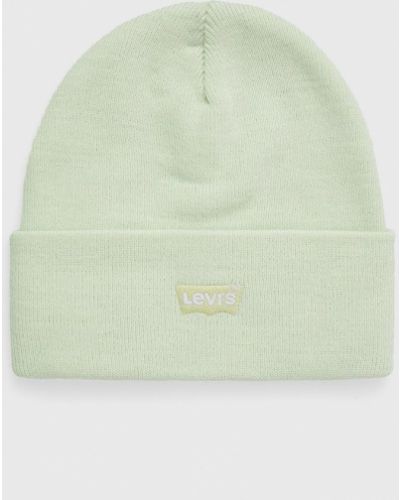 Dzianinowa czapka Levi's zielona