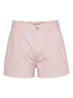 Shorts di jeans Tommy Jeans rosa