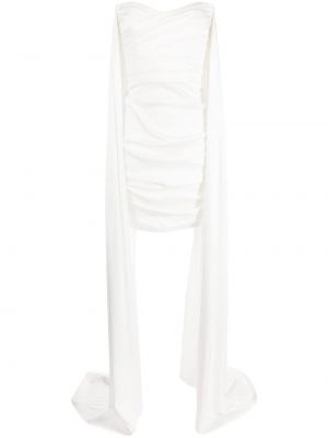 Sukienka wieczorowa drapowana Alex Perry biała