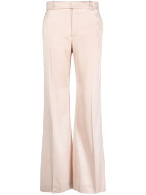 Pantaloni a vita alta Chloé rosa