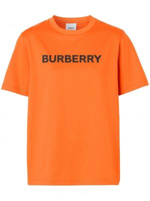 Trykt t-skjorte Burberry oransje