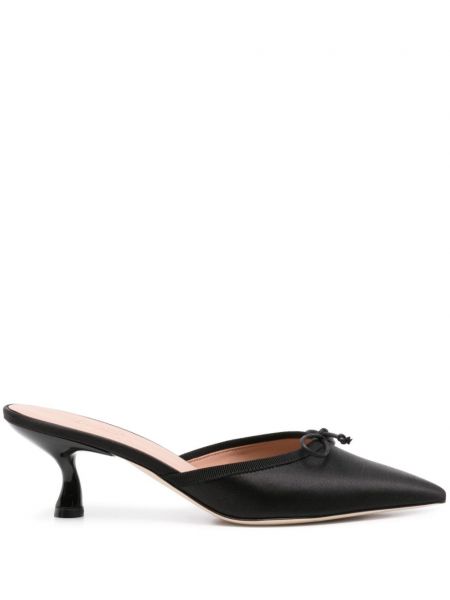 Mules avec noeuds en satin Malone Souliers noir