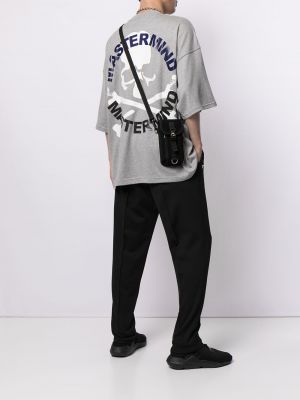 Camiseta con estampado Mastermind Japan gris