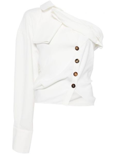 Asimetrična košulja A.w.a.k.e. Mode bijela