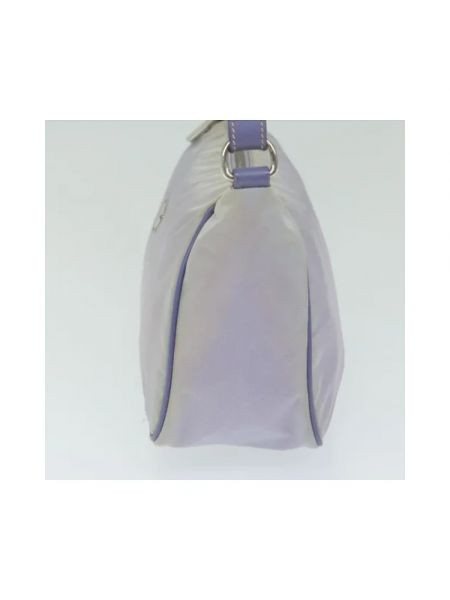 Bolsa de hombro de nailon Prada Vintage violeta