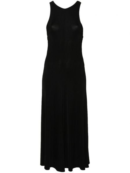 Μάξι φόρεμα Forte_forte μαύρο