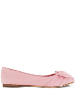 Bőr masnis loafer Ferragamo rózsaszín