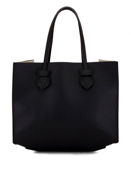 Shopper en cuir Moreau noir