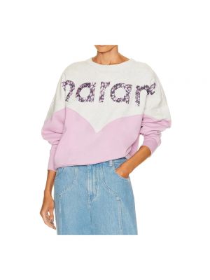 Bluza oversize Isabel Marant Etoile różowa