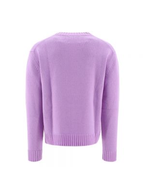 Jersey de cachemir a rayas de tela jersey Jil Sander violeta