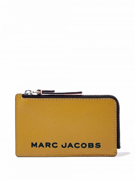 Lær lommebok Marc Jacobs gul