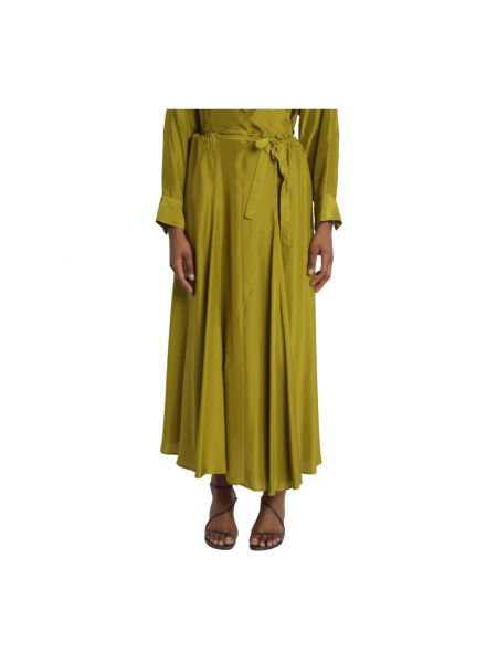 Zielona długa spódnica Pomandere