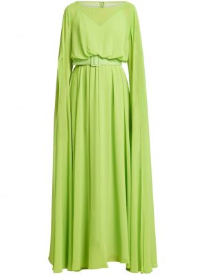 Коктейлна рокля Badgley Mischka зелено