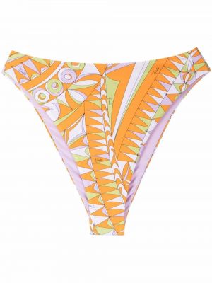 Trykt bikini Pucci oransje