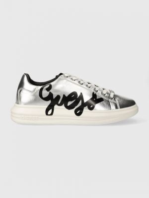 Sneakersy Guess srebrne