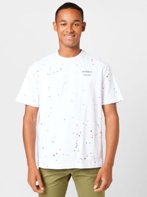T-shirt à motif mélangé Siksilk blanc