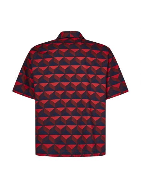 Koszula z krótkim rękawem Lacoste czerwona
