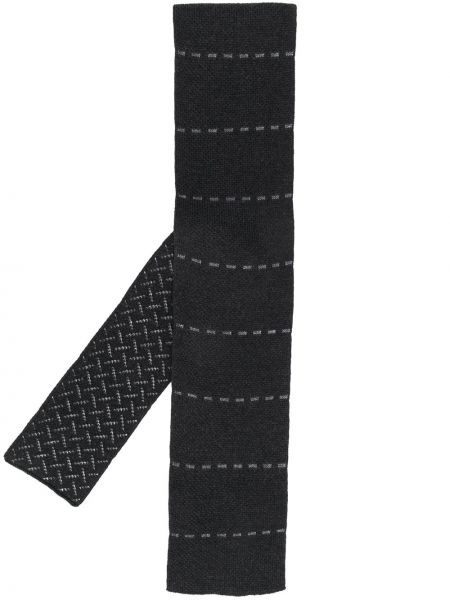 Bufanda con bordado Hermès negro