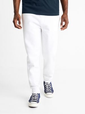 Sportovní kalhoty Celio bílé