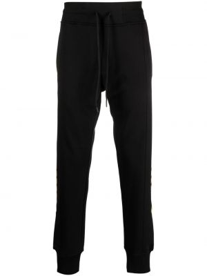 Teplákové nohavice s potlačou Versace Jeans Couture čierna