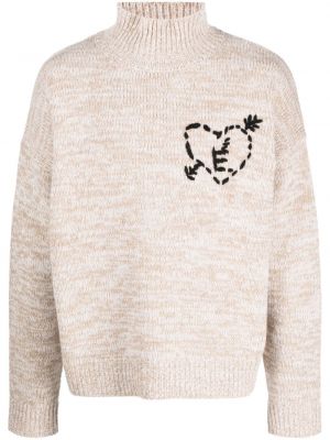 Sweter wełniany Etudes beżowy