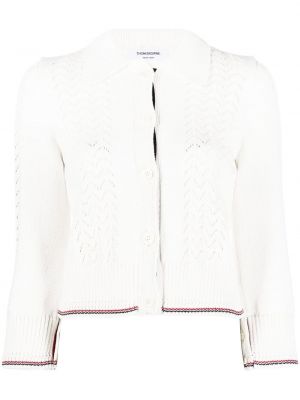 Cardigan Thom Browne vit