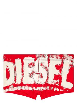 Boxeralsó nyomtatás Diesel piros