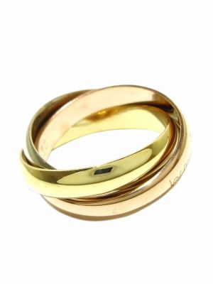 Złoty pierścionek Cartier