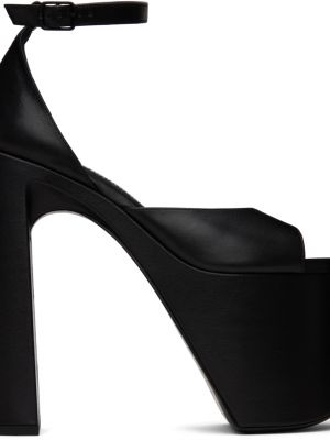 Босоножки на каблуке Balenciaga черные