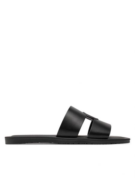 Sandale din piele Karl Lagerfeld negru